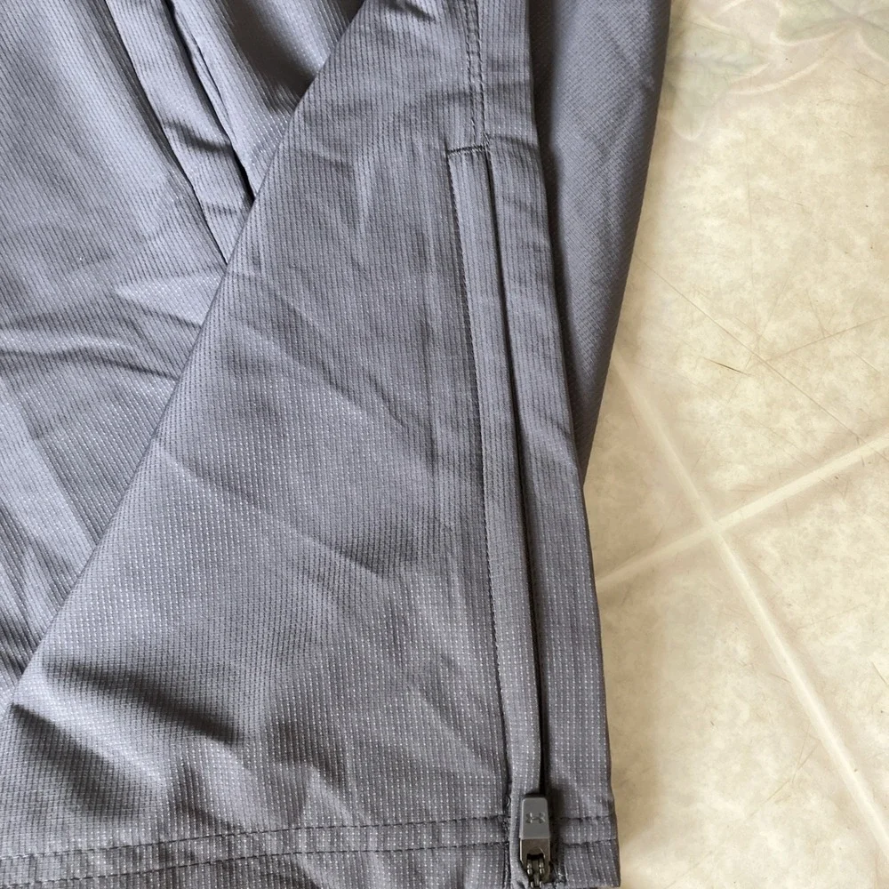 Under Armour Vital‎ Woven Pants Men's Medium Loose Track Mesh Lined Ankle Zip